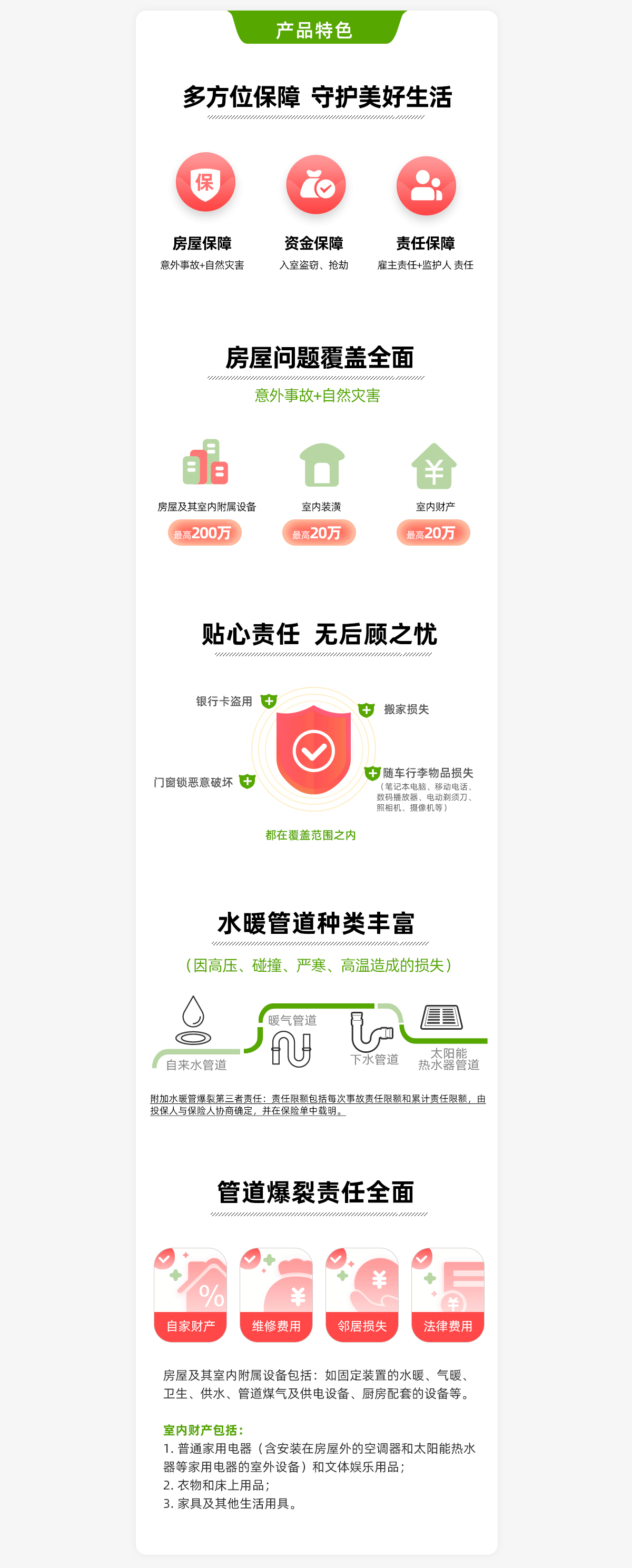 家有保家财险产品特色